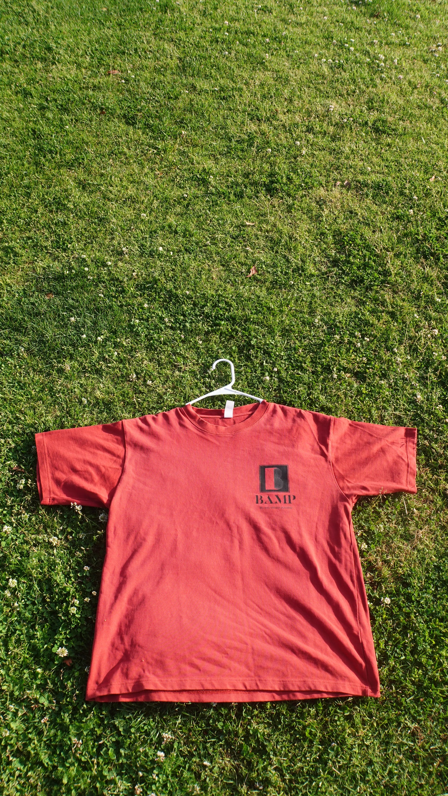 Red BAMP T-SHIRT- HUSTLE COLLECTION